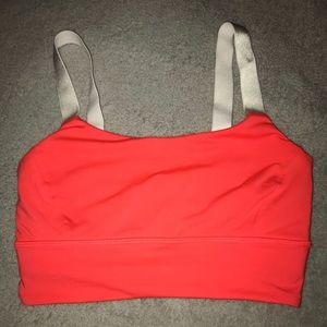 Luluemon longline sports bra size 4!